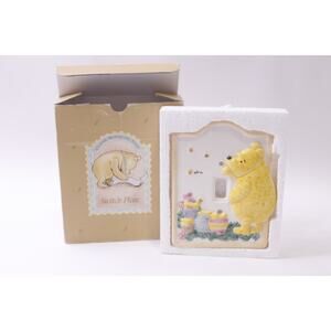 Classic Winnie the Pooh, Switch Plate, Ceramic, Nursery Decor, ~ 250910-WH 1353